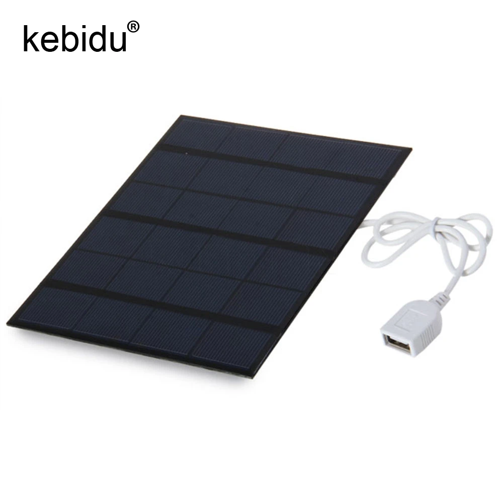 Портативное зарядное устройство Kebidu для мобильных телефонов 5 В 3 6 Вт 500 мА|solar panel