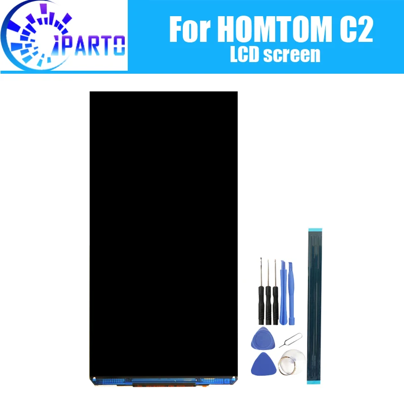 ЖК дисплей 5 дюйма 100% оригинал протестированный сменный экран для HOMTOM C2 +