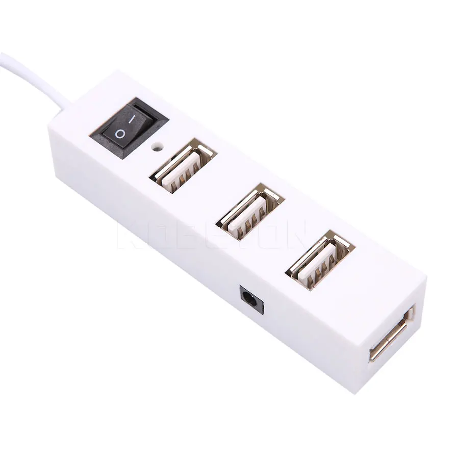 Разветвитель Kebidu USB 2 0 с 3 внешними портами и выключателем питания для Windows XP Vista 7 Mac
