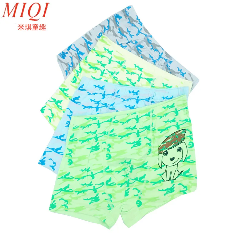 8Pcs/Lot Cartoon Boy Panties Children Underwear Kids Briefs Boxer Cotton Breathable Underpants 4-1Years For Clothes |