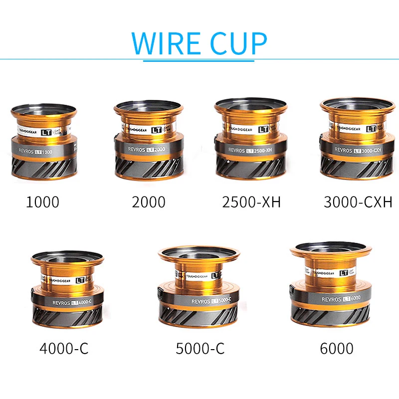 Рыболовная катушка DAIWA REVROS LT1000/2000/2500/3000-C/4000-C/5000-C/6000 спиннинговая с низкой