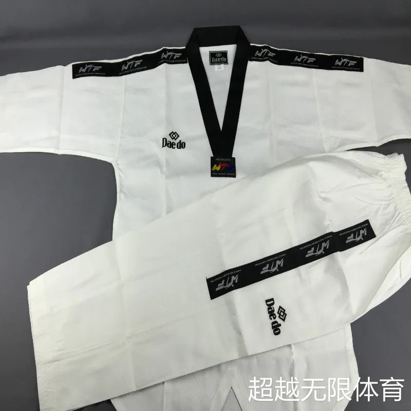 Костюмы для тхэквондо взрослых мужчин и женщин Длинные рукава натуральная