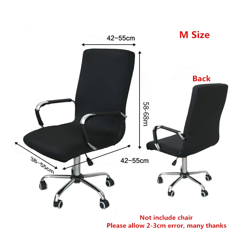 Чехол для офисного стула из спандекса S/M/L 1 шт. современный высокоэластичный