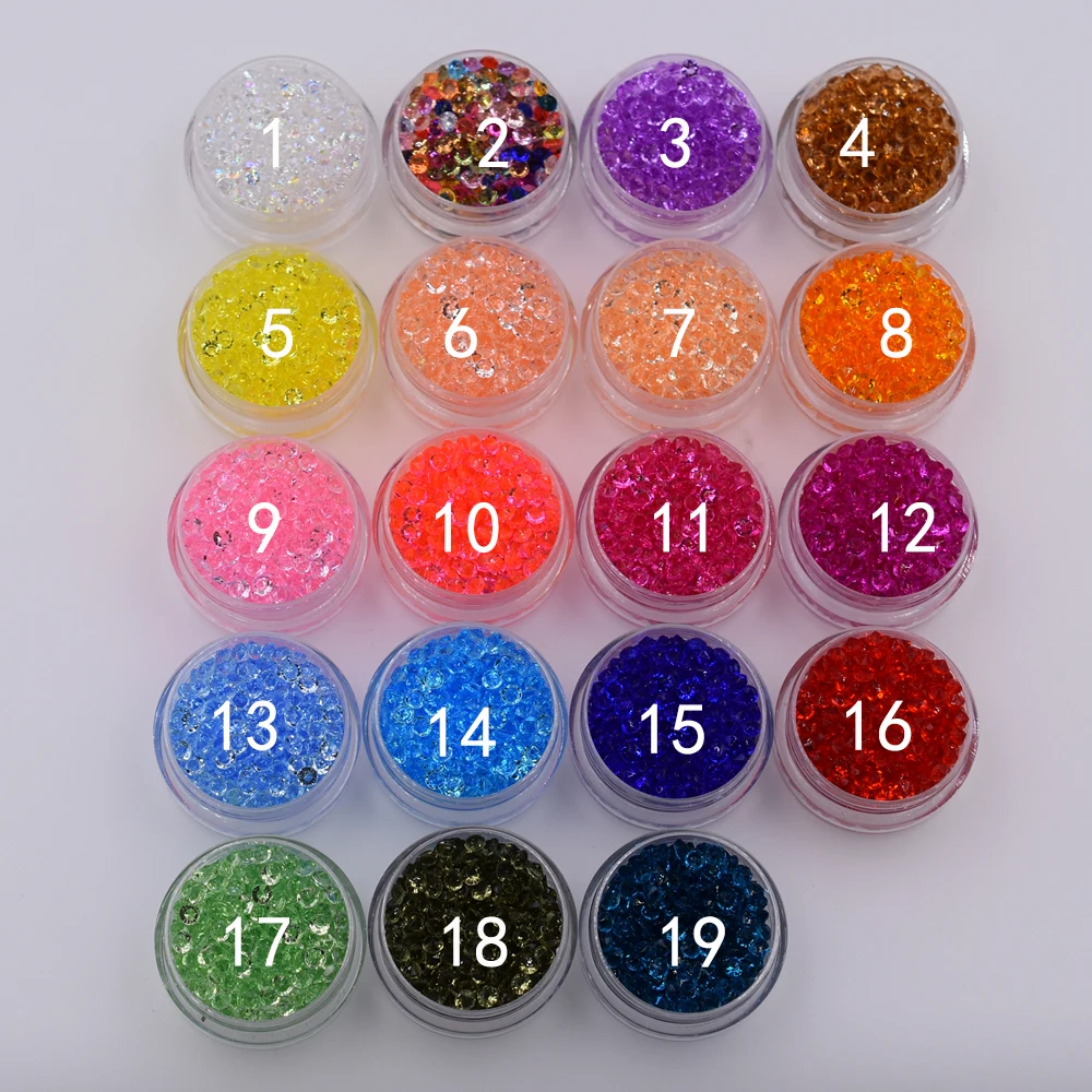 450 шт. в маленькой коробке 3 мм акриловые крипотные бусины крошечные подходят для