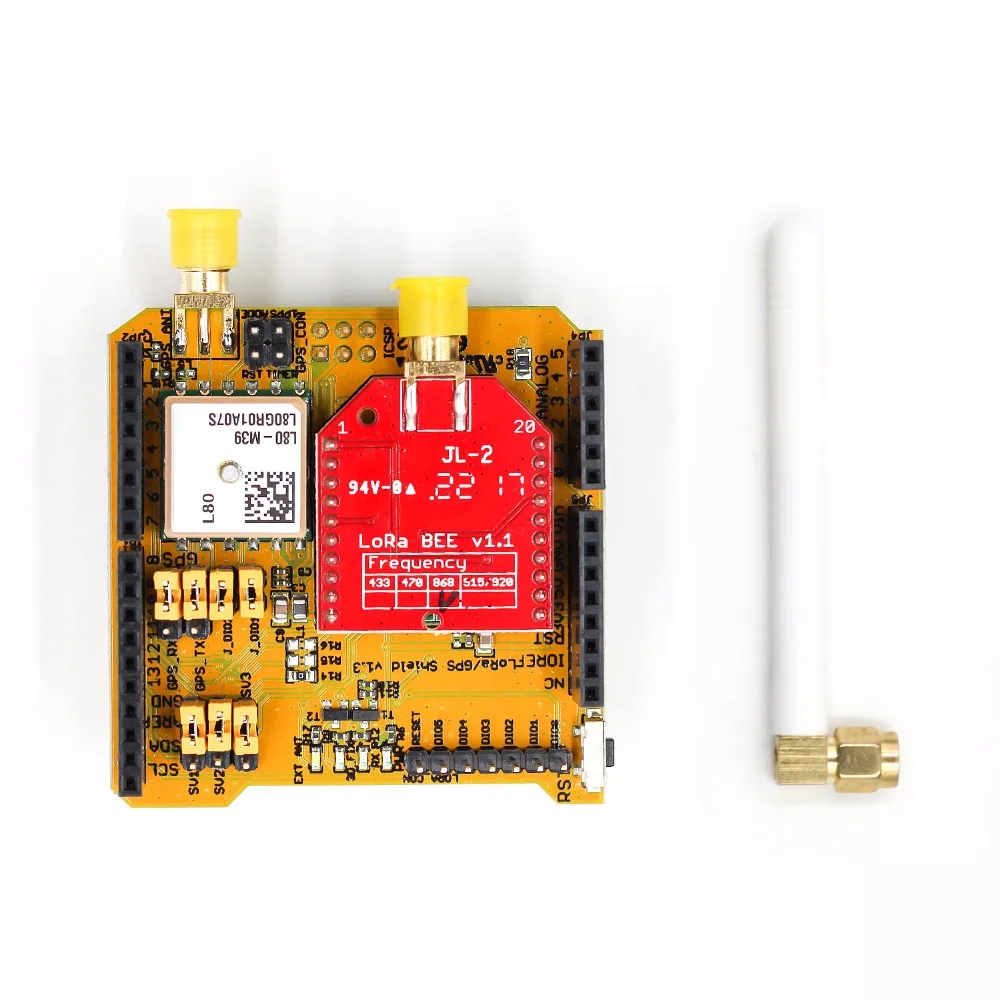 868 МГц Lora/GPS щит шляпа | Электронные компоненты и принадлежности