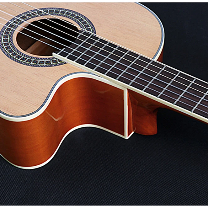 Классическая гитара акустическая электрическая 39 дюймовая нейлоновая струна 6