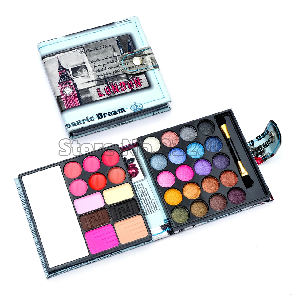 Лучшие продажи! Pro маленький макияж тени для век Палитра Мода Тени Макияж