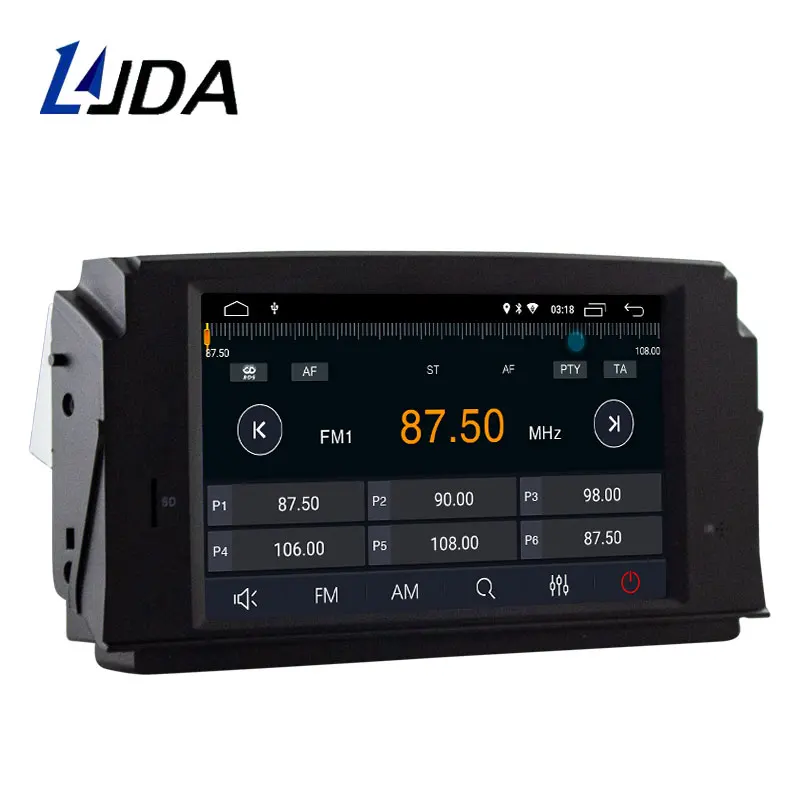 Автомобильный DVD плеер LJDA 1 Din Android 10 0 для Mercedes Benz C200 C180 W204 2007 2010 Wi Fi мультимедийный