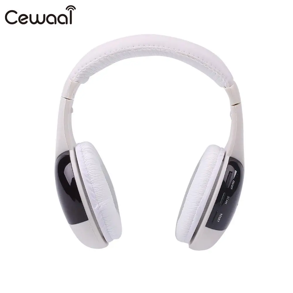 5 In 1 Wireless Over Head Headset Headphone FM/RF USB With Mic Mobile Phone | Электроника
