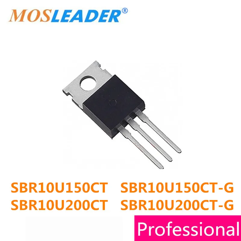 

Mosleader 50pcs TO220 SBR10U150CT SBR10U150CT-G SBR10U200CT SBR10U200CT-G High quality SBR10U150 SBR10U200