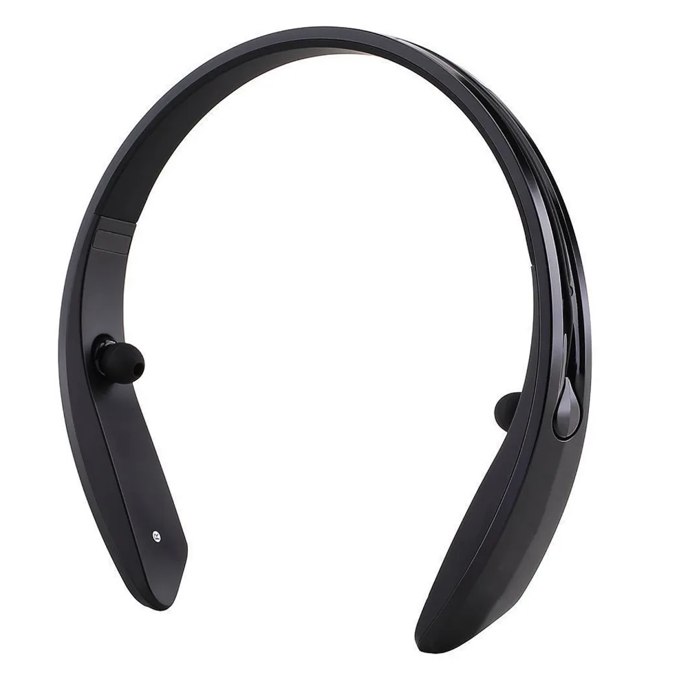 Беспроводные Bluetooth стерео наушники A2DP спортивные с кольцевым воротником