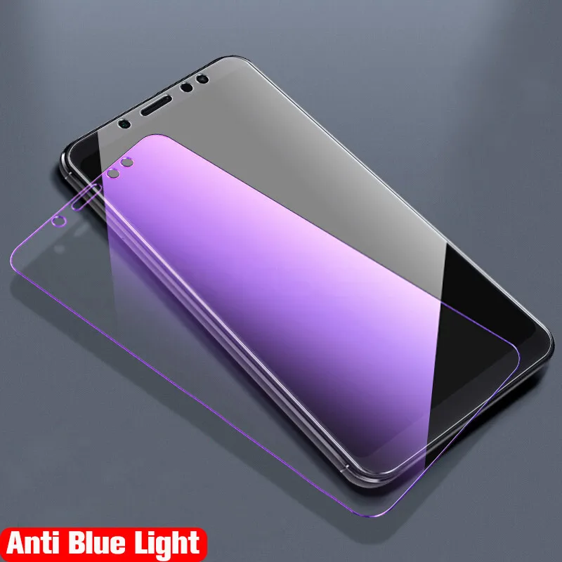 Закаленное стекло для Xiaomi Redmi Note 7 6 5 Plus 5A Pro Prime S2 защита экрана с защитой от синего
