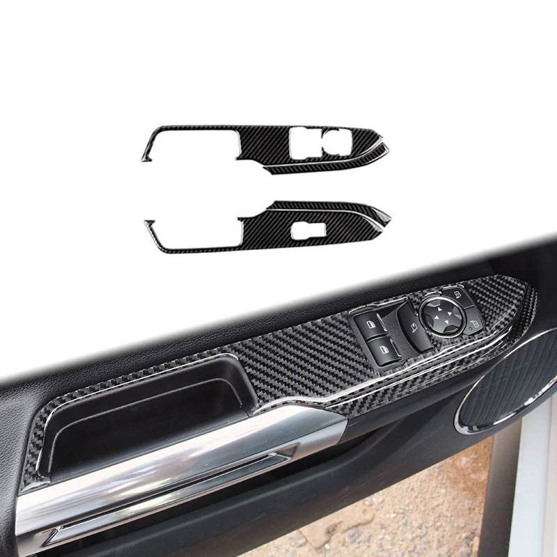 ZDPARTS 2 шт./компл. наклейка из углеродного волокна отделка для Ford Mustang 2015 16 17 GT500 GT 350