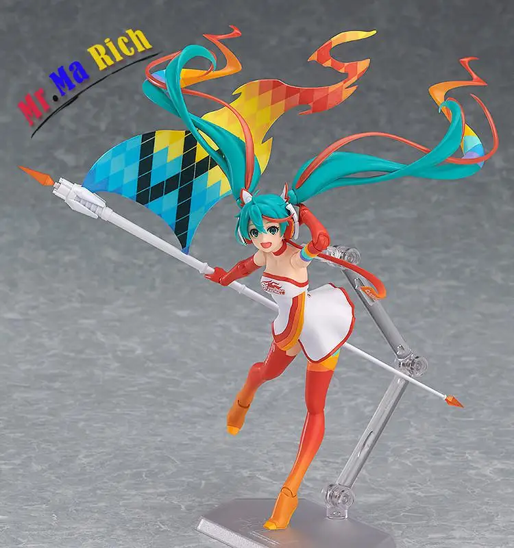 Манга Аниме Figma Hatsune Miku Vocaloid Sp 078 Мику гонщик 2016 Ver. Фигурка Модель Коллекция