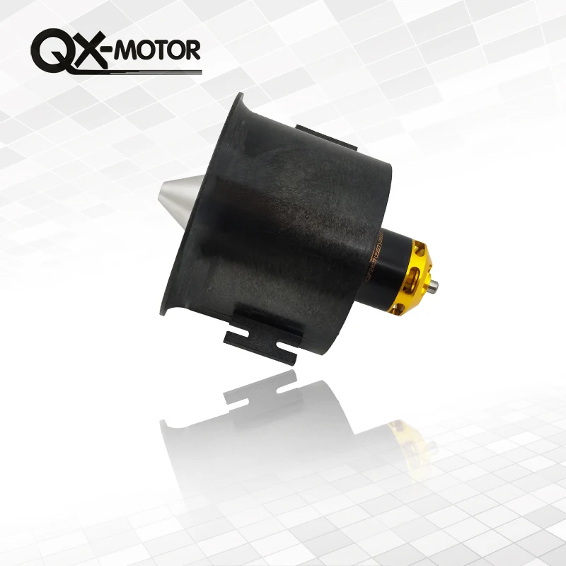 QX-двигатель 70 мм, электронный Ducted Fan 12 Blades EDF с 2827 KV2600 кв, бесщеточный двигатель, игрушка для стандартных частей, оптовая продажа
