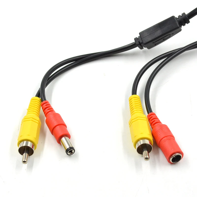 

RCA Audio Cable 5M 10M 20M 30M Optional CCTV Audio Output DC Plug Extension Cable for AHD CVI TVI Analog DVR Came