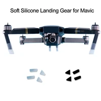 4pcs soft silicone landing gear kits for dji mavic pro platinum drone protective leg heightened extender drone guard protector