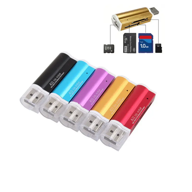 Без памяти usb накопитель многофункциональная зажигалка форма USB2.0 SD Micro TF OTG для