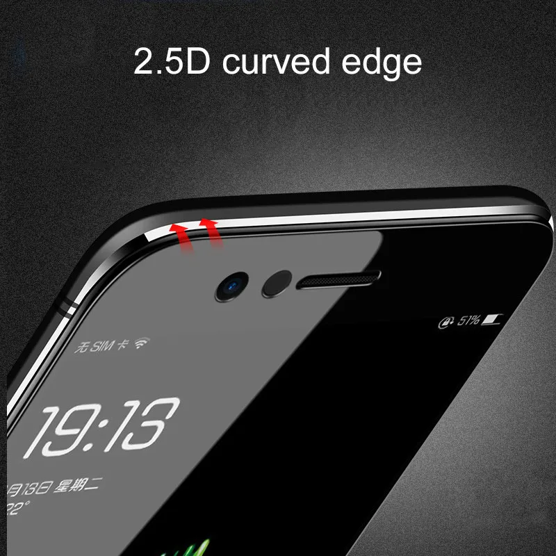 Gulynn Full Cover Tempered Glass for huawei P20 P20lite P20pro 9H 3D curved screen protector honor V8 V9 V10 mate8 9 | Мобильные