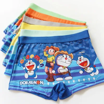 random 1 piece Нижнее белье для маленьких мальчиков; трусы-боксеры с героями комиксов; детские трусы с рисунком Человека-паука; трусы для детей 3-8 лет - Цвет: random 1 piece