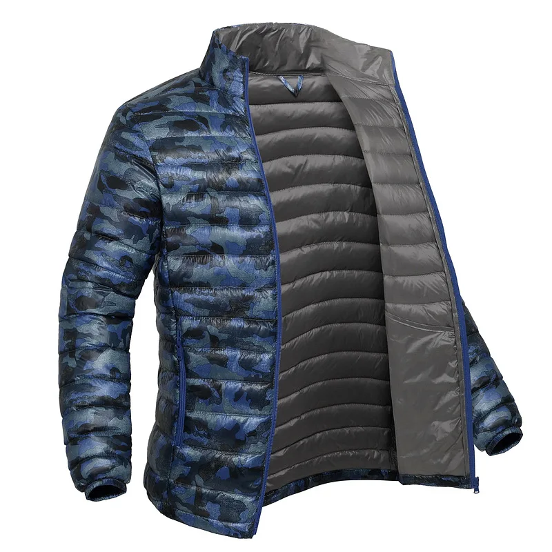Пуховая куртка Мужская Ультра легкая пуховая мужская зимняя пуховик ветровка со