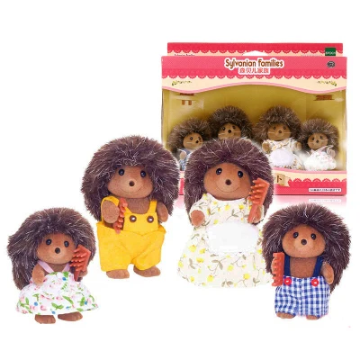 Sylvanian Families кукольный домик пушистая фигурка животного Семейный комплект кролик/медведь/собаки/белки/кошка/овца/обезьяна новинка - Цвет: 31228