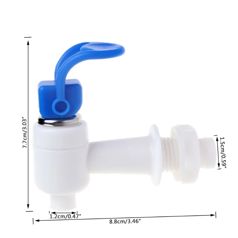 

Universal Size Push Plastic Type Faucet Tap 2 Pcs Water Dispenser Replacement