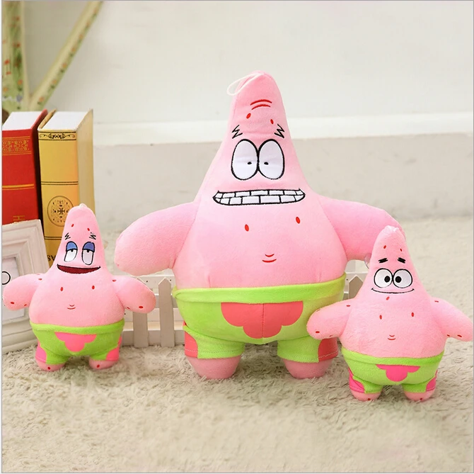 7 шт./компл. супермилые мягкие плюшевая губка, Патрик Стар, Squidward, щупальцами, Mr. Краб, Шелдон планктон Гари игрушки подарок для детей