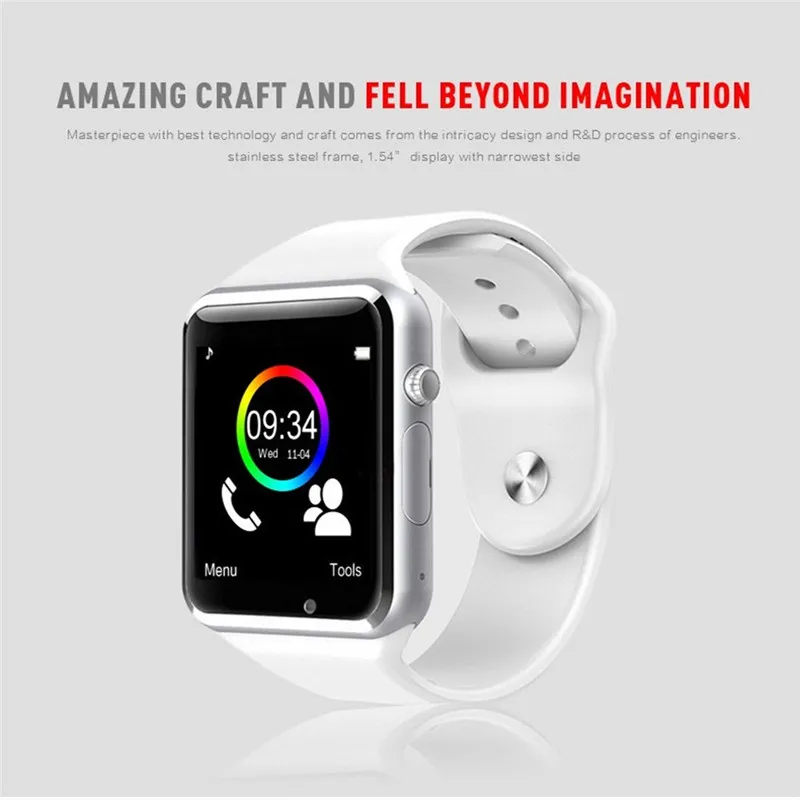 Bluetooth Смарт часы спортивные Шагомер с сим камерой фитнес трекер GSM reloj Мужские