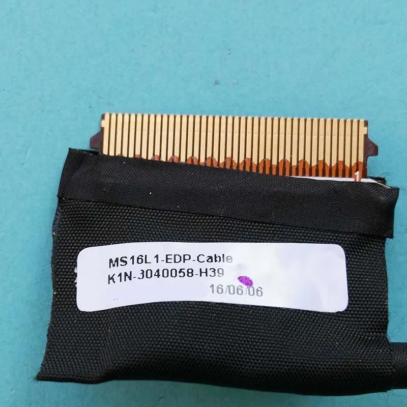 Новый оригинальный кабель для ЖК экрана MSI MS16L1 EDP|lcd screen cable|screen cablelcd cable |
