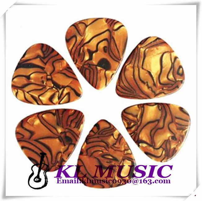 Целлюлоидные жемчужные гитарные медиаторы аксессуары для гитары 0 71 мм чистые