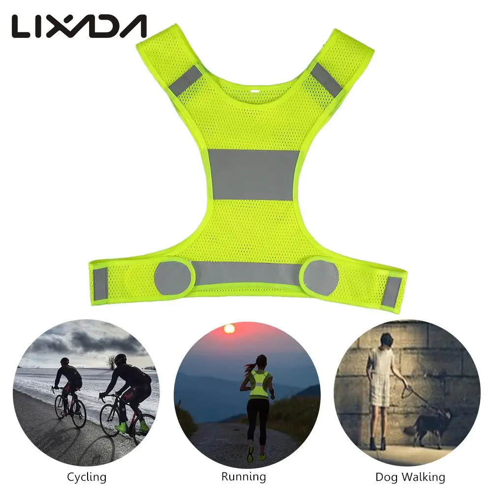 Жилет для велоспорта улицы бега светоотражающий жилет регулируемый легкий