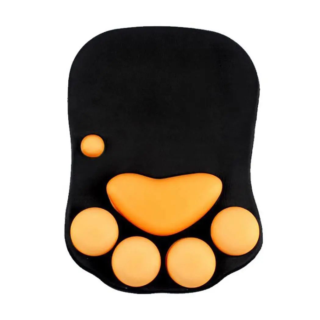 Silicone Cat Claw Pattern Mouse Pad Home Cartoon Print 340g Office Creative Thick Wrist Irregular Mat | Компьютеры и офис