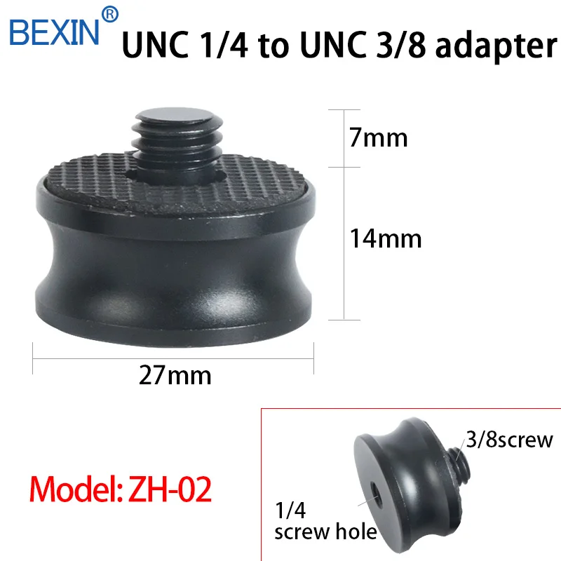 BEXIN ZH01/02 Алюминиевый адаптер для преобразования камеры быстросъемный винт крепление для камеры штатив шаровая Головка монопод
