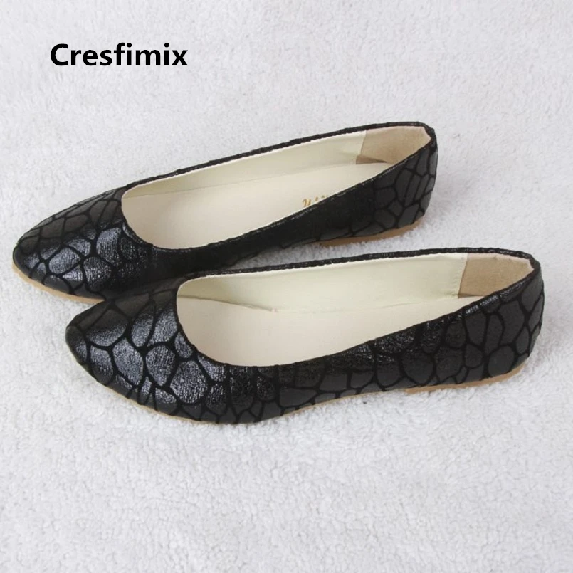 Туфли Cresfimix женские удобные Повседневная офисная обувь на плоской подошве c2364