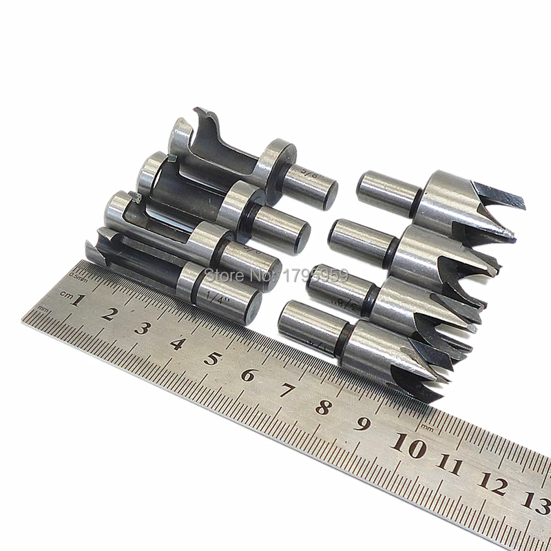Биты для сверла деревообработки 5/8 "1/2" 3/8 "1/4" столярные дрели дерева
