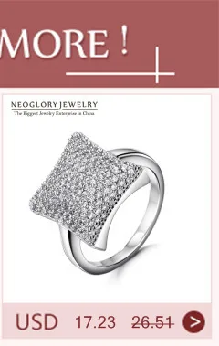 Neoglory кольца Геометрический стиль для женщин новые подарки на день рождения модные ювелирные изделия
