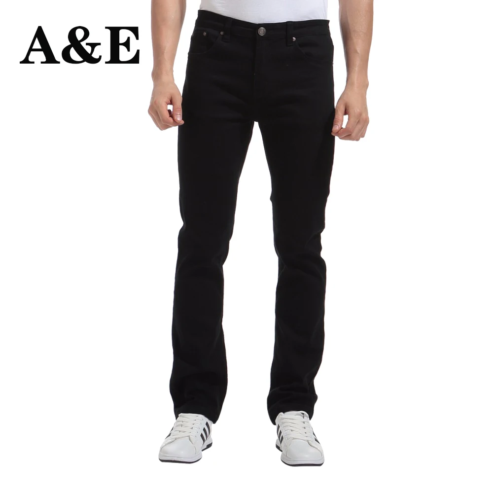 Alice & Elmer Мужская мода Slim Fit прямые джинсы летние штаны для повседневной носки