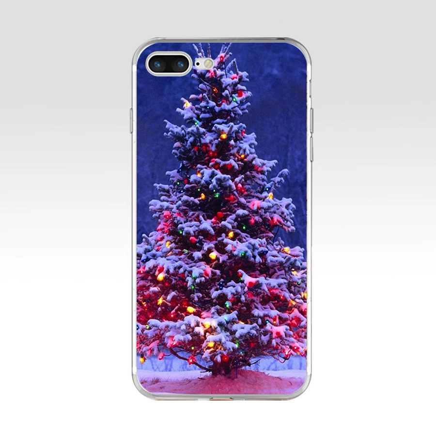 5 148WE Мягкий силиконовый чехол из ТПУ с новогодней елкой для Apple iPhone 6 6s 7 8 plus чехол - Цвет: 5