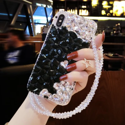 Чехол для телефона XSMYiss Bling с милыми кристаллами стразами и 3D камнями чехол Iphone 12 11
