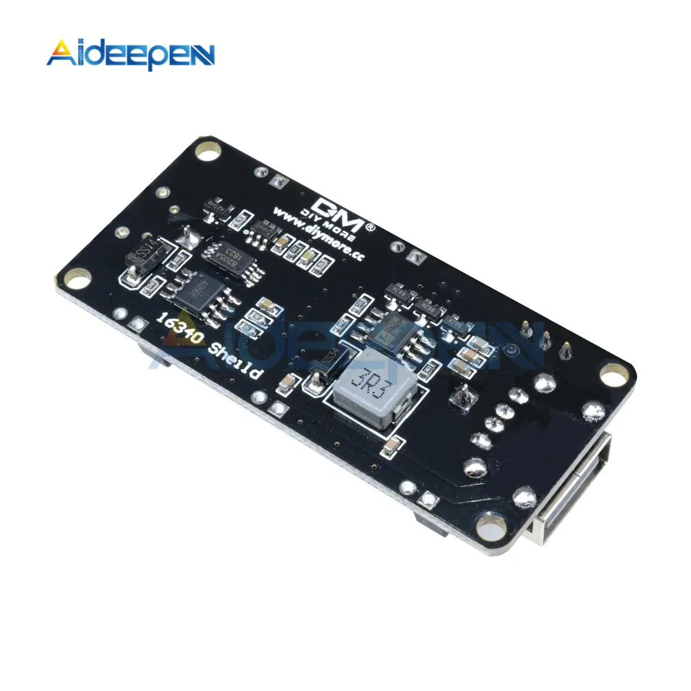 16340 перезаряжаемая литиевая батарея зарядное устройство Щит Плата ESP8266 ESP32 модуль