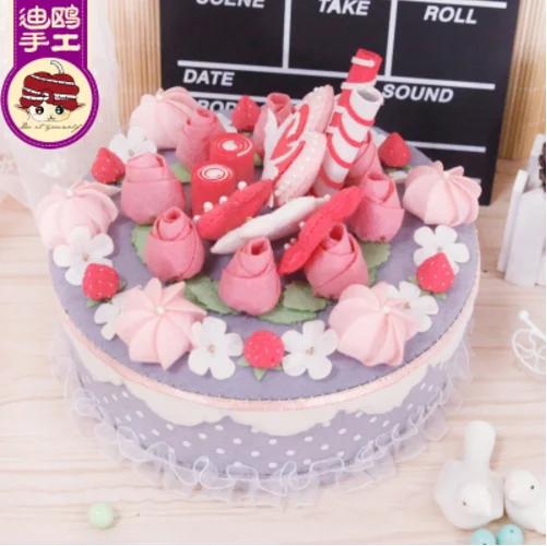Gift box gift Подарочная коробка, Подарочный войлочный набор, Нетканая ткань, рукоделие, набор для шитья, войлок, материал для рукоделия, принадлежности для рукоделия - Цвет: Gift box gift