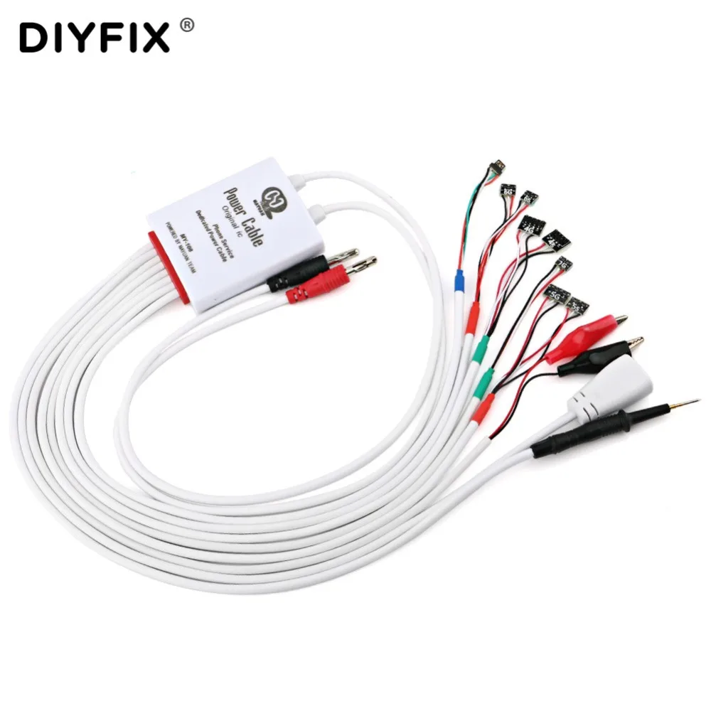 DIYFIX DC кабель питания для телефона выделенный Тестовый Кабель iPhone 4 4s 5 5s 6 6s 7 8 Plus XS XR