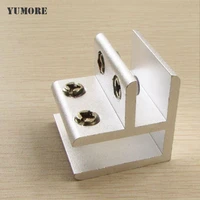 aluminum glass clampglass panel holder 90 degrees for holding 10 12 mm thick glass or board