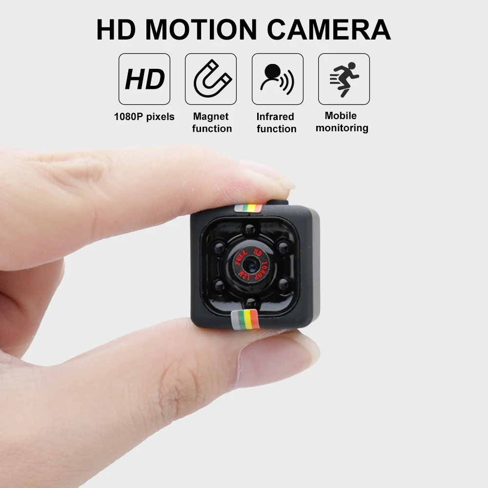 BORUIT SQ11 мини камера HD 1080P датчик ночного видения Видеокамера движения DVR микро камера Спорт DV видео маленькая камера cam SQ 11