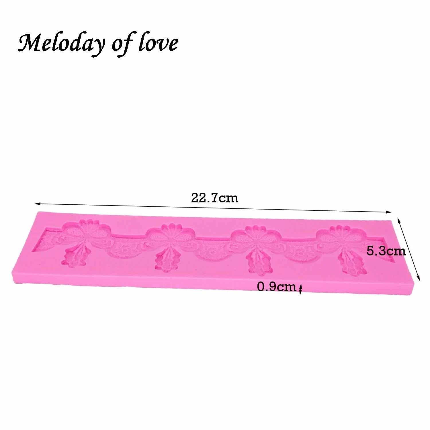 Кружевной силиконовый инструмент для украшения тортов в форме банта рельефная