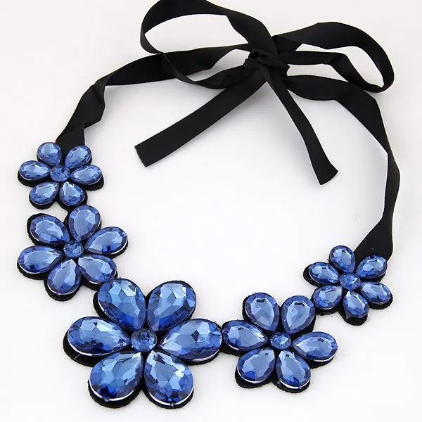 Модное колье массивное ожерелье для женщин bijoux ленточная цепочка из акриловых