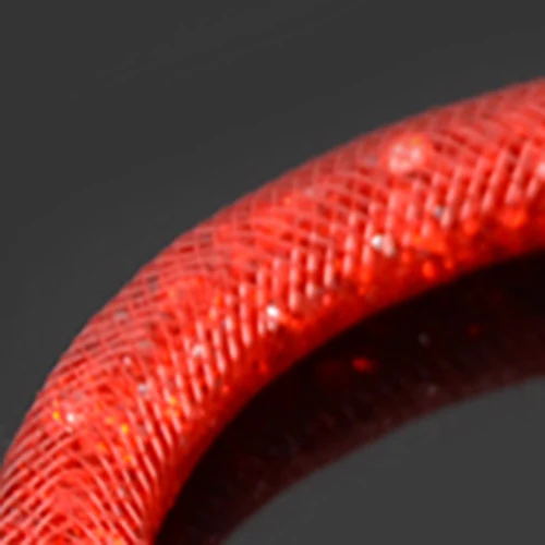 red Горячая Распродажа, Сетчатое Кристальное ожерелье с полимерными кристаллами, заполненное ожерелье на магнитной застежке - Окраска металла: red
