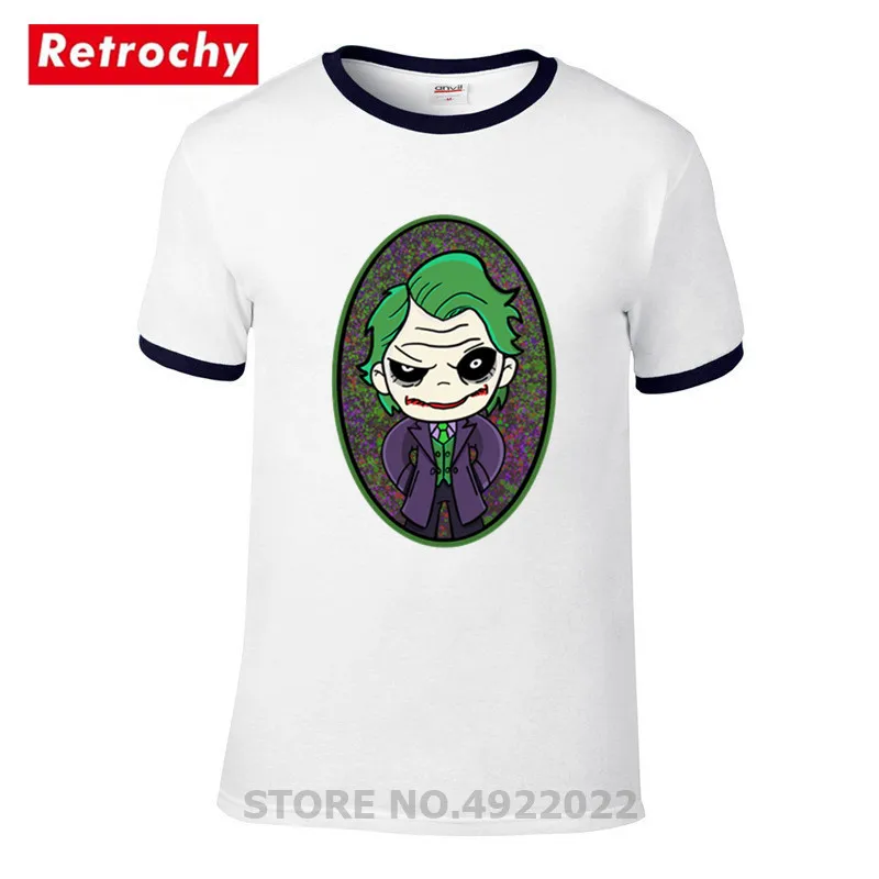Summer Sale Men's T-shirt 3D Print Cute Clown Hip-Hop T Shirt Funny Chibi Joker Design Stylish Tshirt Maniac Jason Tops Clothing | Мужская