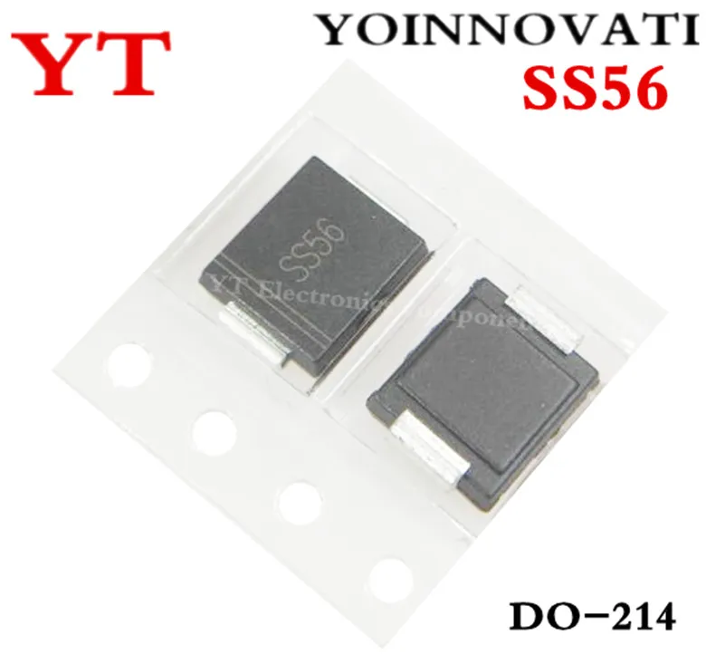100 шт./лот SS56 5A 60V SMC/DO-214AB SMD лучшее качество. | Электронные компоненты и